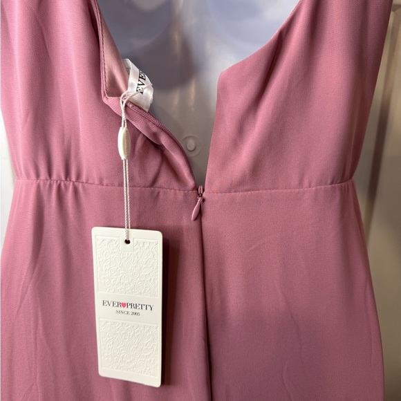 Ever Pretty Criss-Cross V-Neck Chiffon Backless A-Line Bridesmaid - Picture 11 of 13